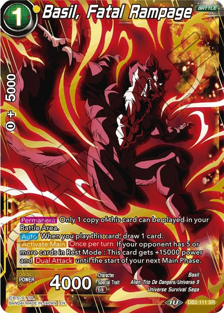 Basil, Fatal Rampage (Reprint)