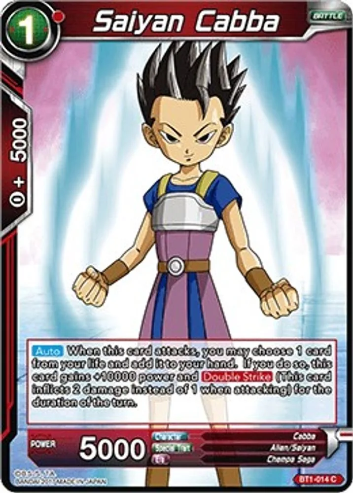 Saiyan Cabba (Origins 2019)