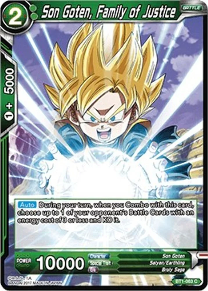 Son Goten, Family of Justice