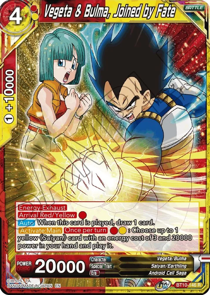Vegeta & Bulma, Joined by Fate