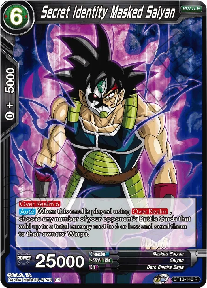 Secret Identity Masked Saiyan
