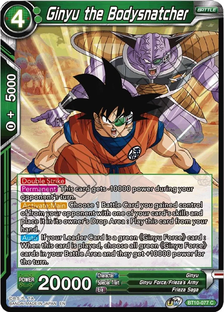 Ginyu the Bodysnatcher