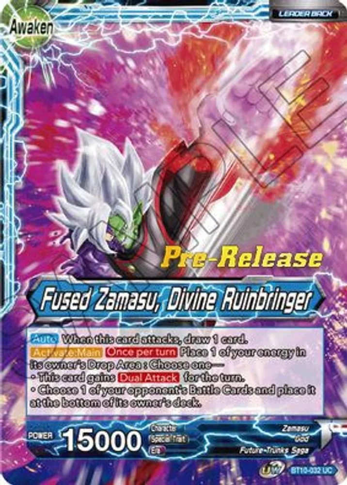 Fused Zamasu // Fused Zamasu, Divine Ruinbringer (Pre-Release)