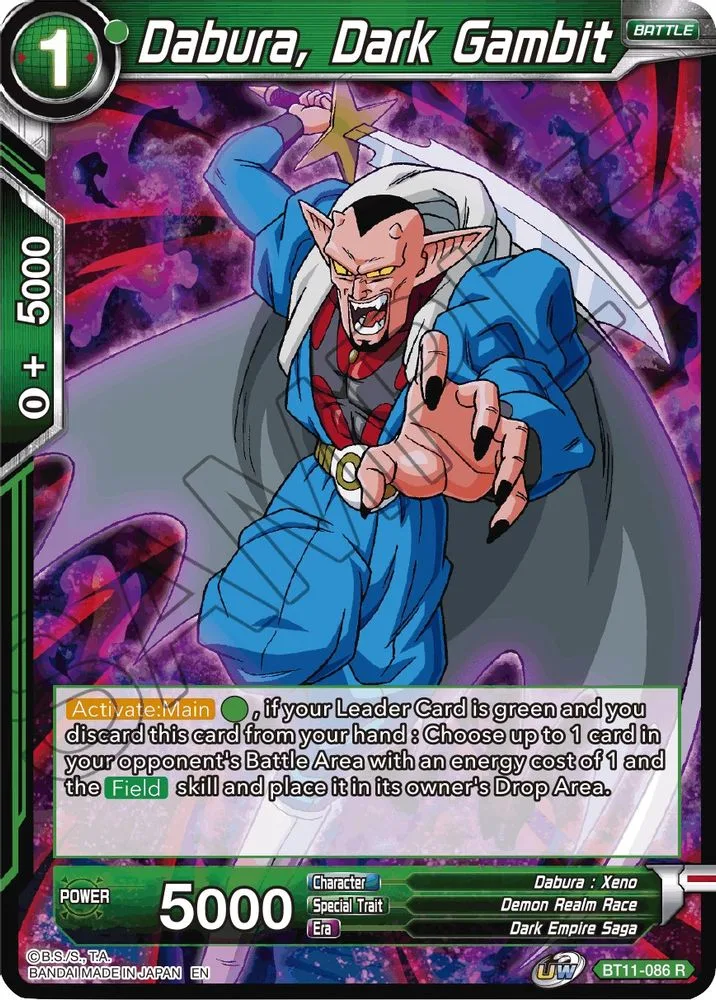 Dabura, Dark Gambit