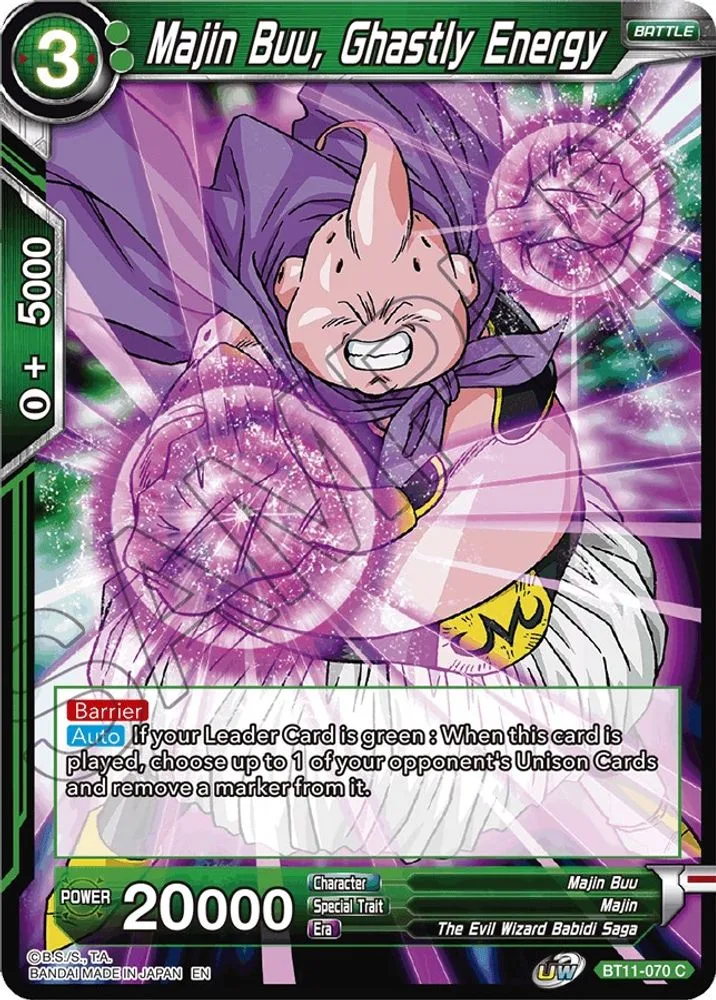 Majin Buu, Ghastly Energy