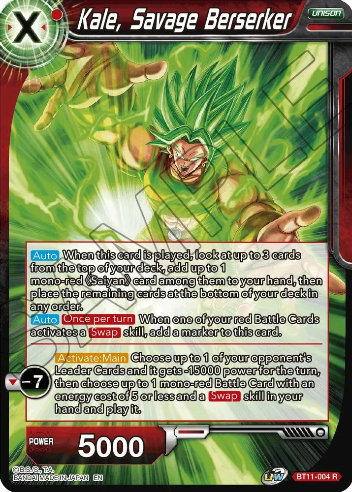 Kale, Savage Berserker