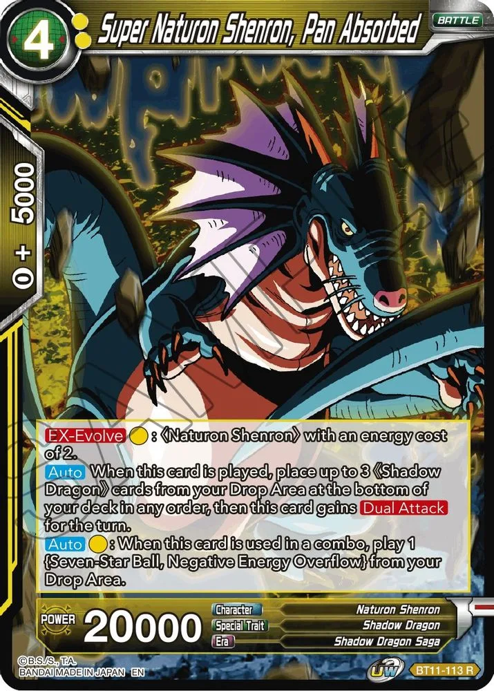 Super Naturon Shenron, Pan Absorbed
