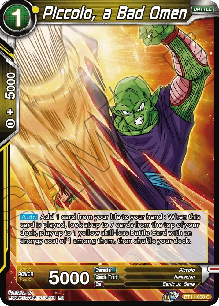 Piccolo, a Bad Omen