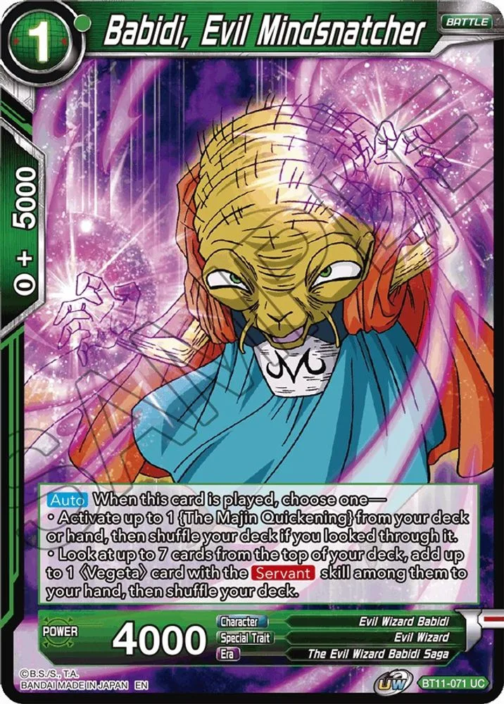 Babidi, Evil Mindsnatcher