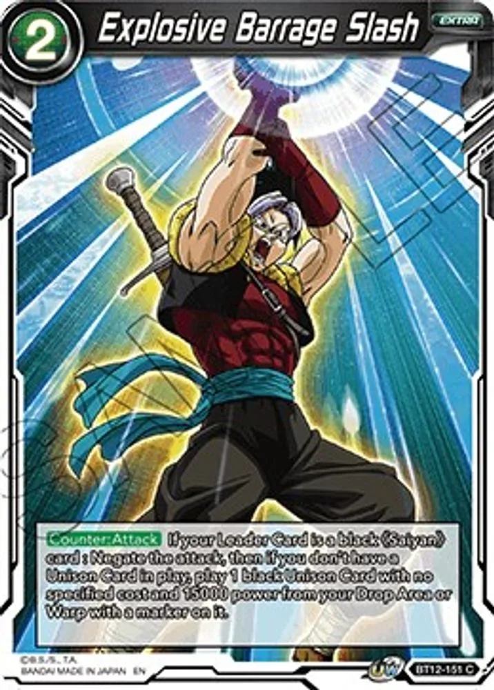Explosive Barrage Slash
