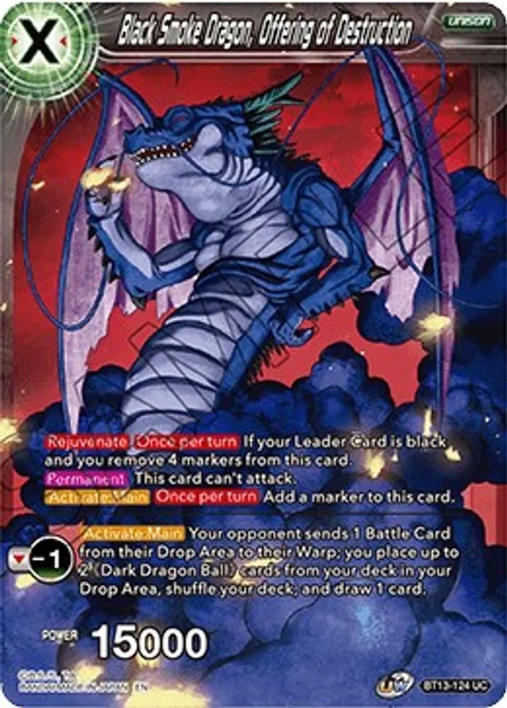 Black Smoke Dragon, Offering of Destruction