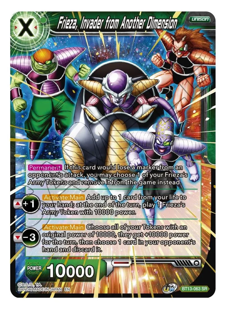 Frieza, Invader from Another Dimension