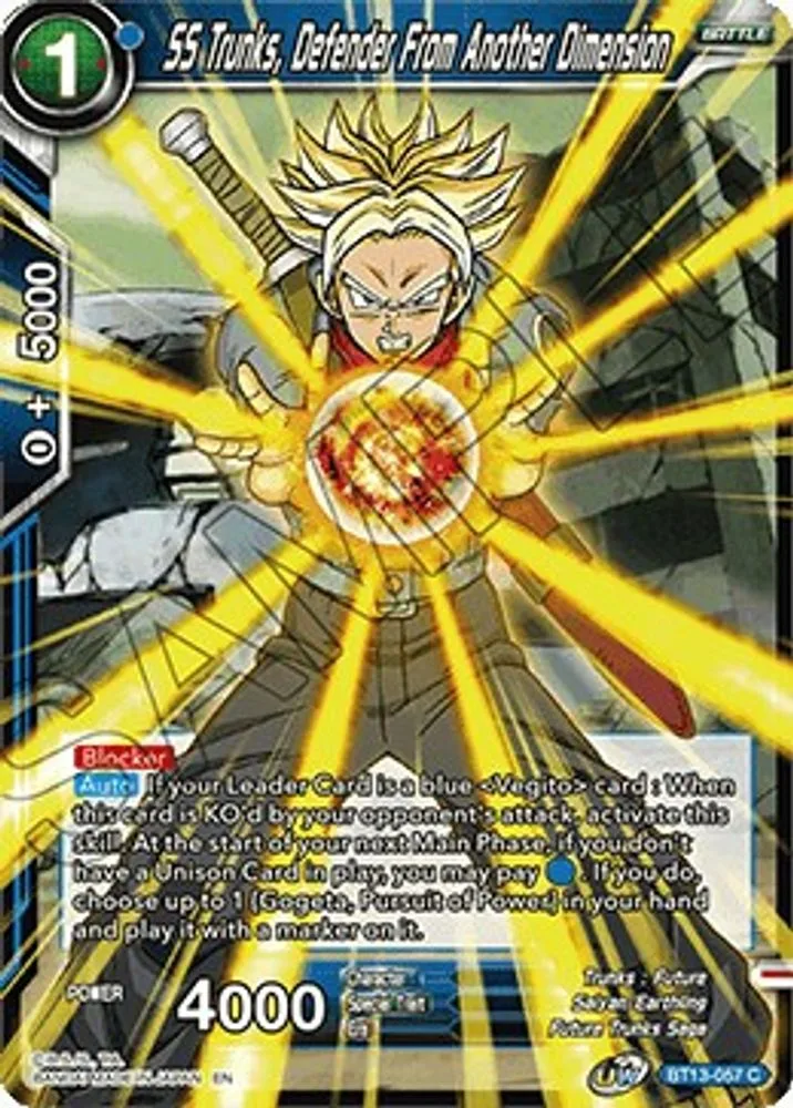 SS Trunks, Defender From Another Dimension