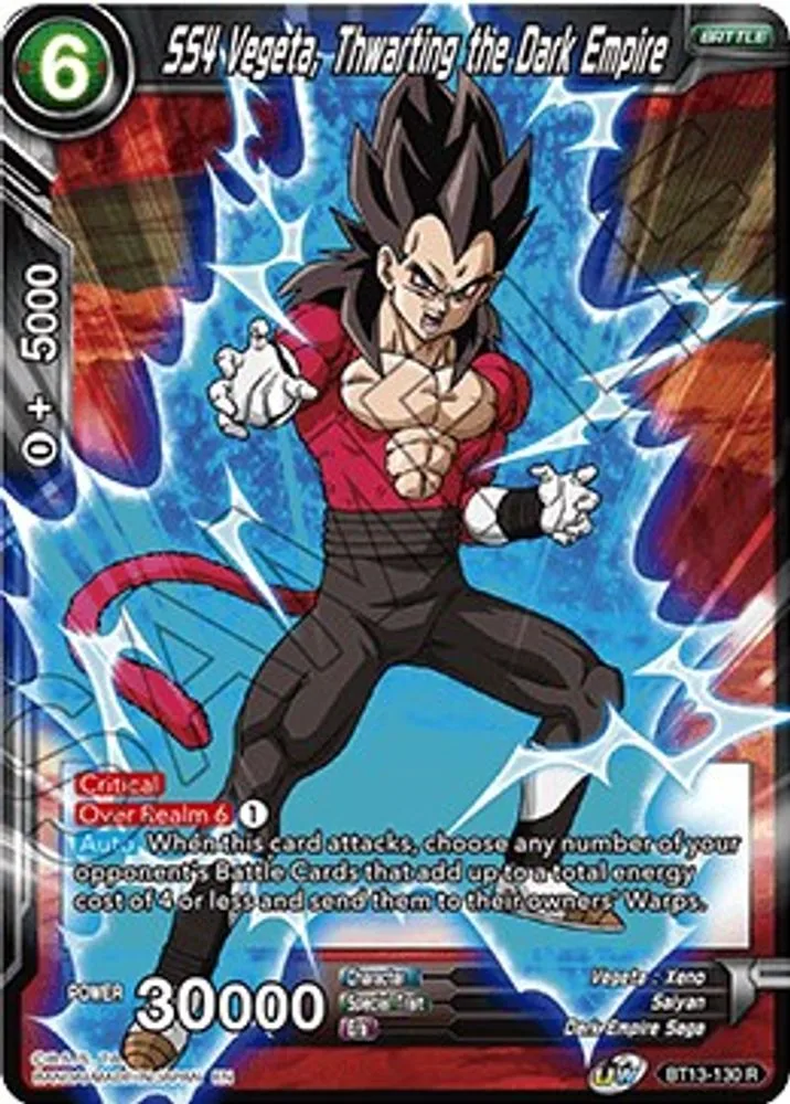 SS4 Vegeta, Thwarting the Dark Empire