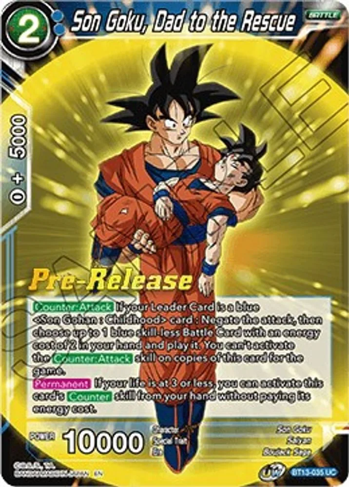 Son Goku, Dad to the Rescue (Pre-Release)