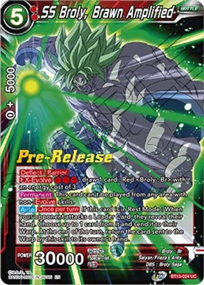 SS Broly, Brawn Amplified (Pre-Release)