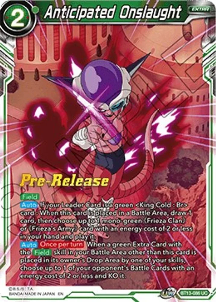 Anticipated Onslaught (Pre-Release)