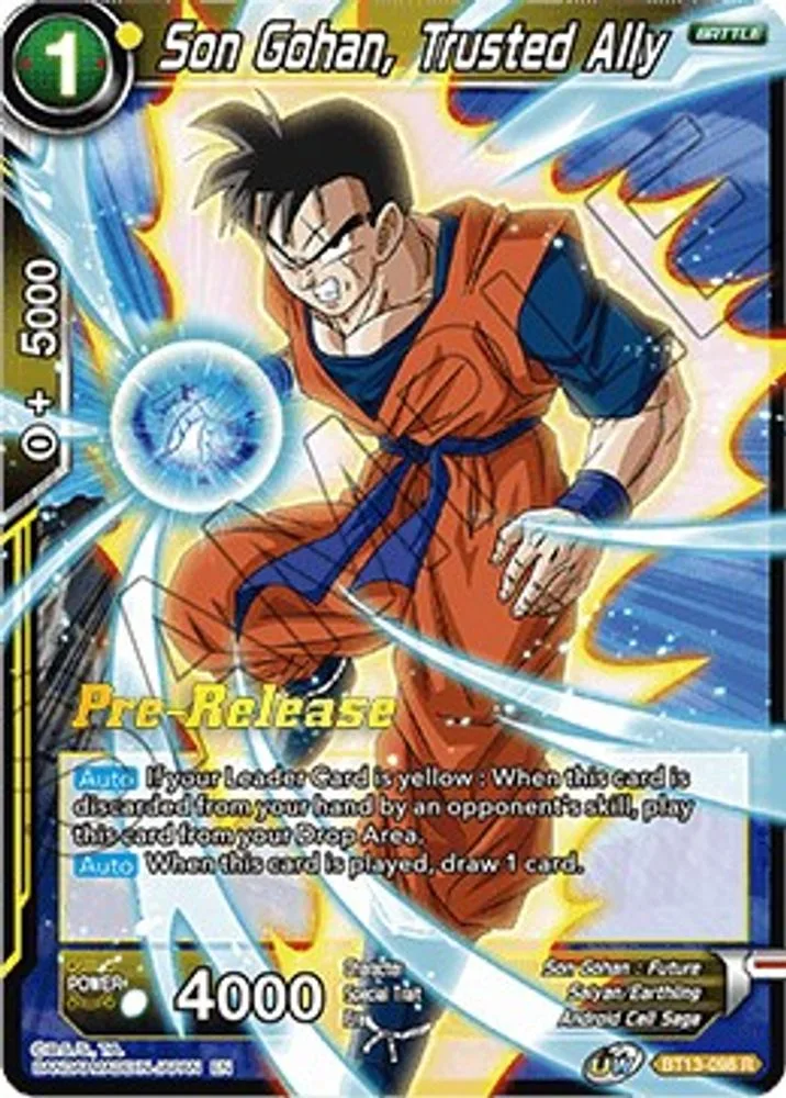 Son Gohan, Trusted Ally (Pre-Release)