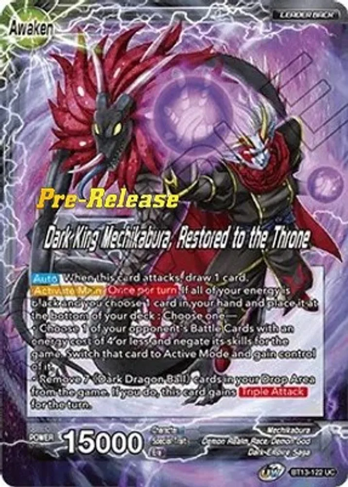 Mechikabura // Dark King Mechikabura, Restored to the Throne (Pre-Release)