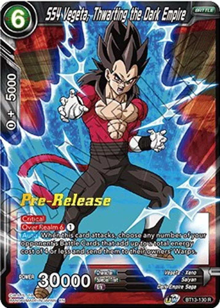 SS4 Vegeta, Thwarting the Dark Empire (Pre-Release)