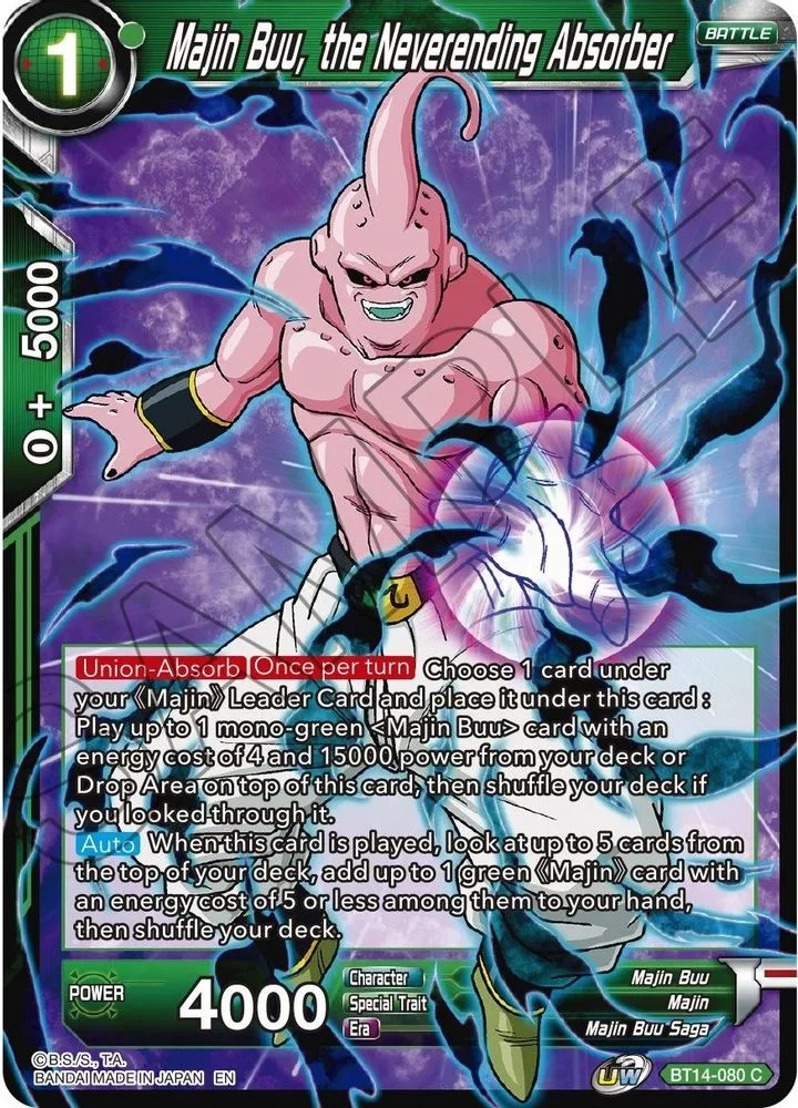 Majin Buu, the Neverending Absorber