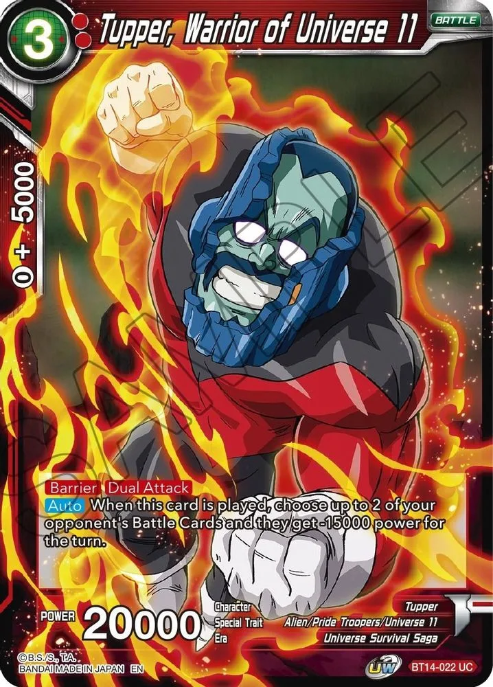 Tupper, Warrior of Universe 11