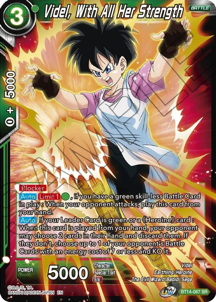 Videl, With All Her Strength