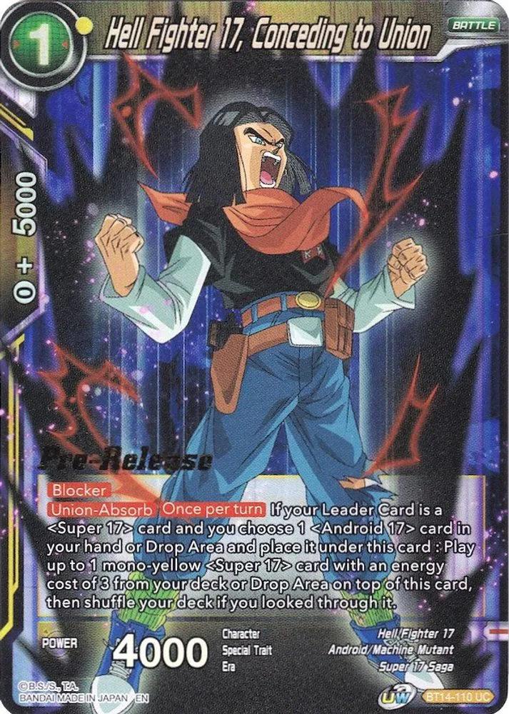 Hell Fighter 17, Conceding to Union (Pre-Release)