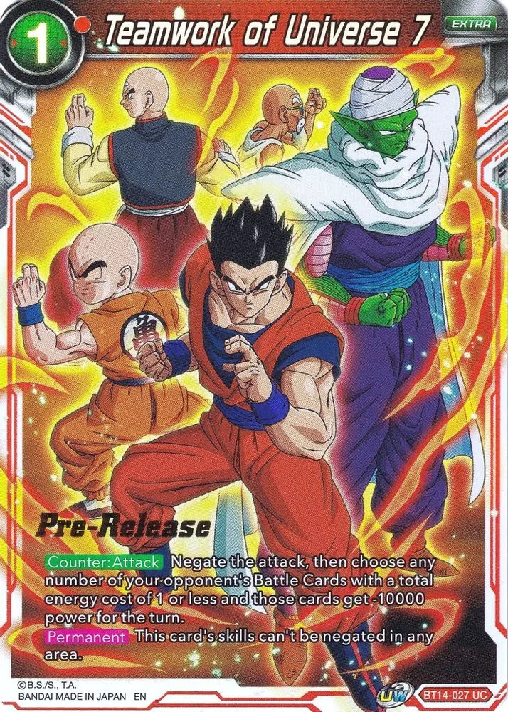 Teamwork of Universe 7 (Pre-Release)