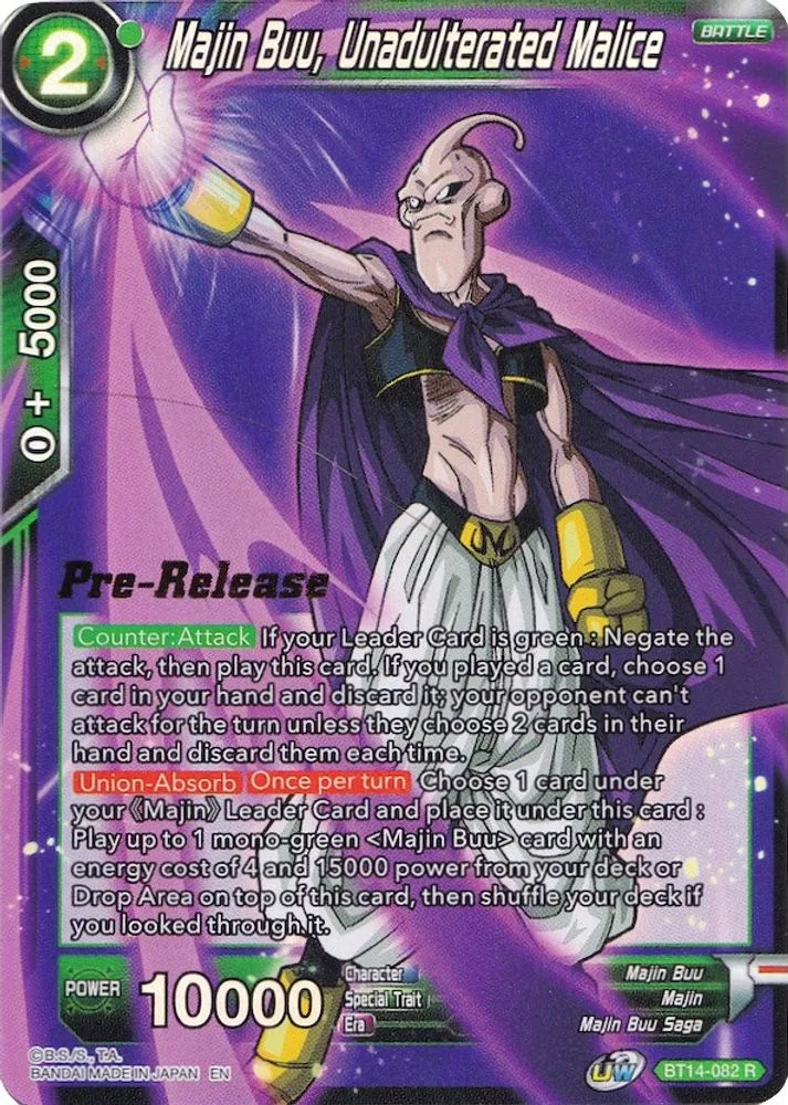 Majin Buu, Unadulterated Malice (Pre-Release)