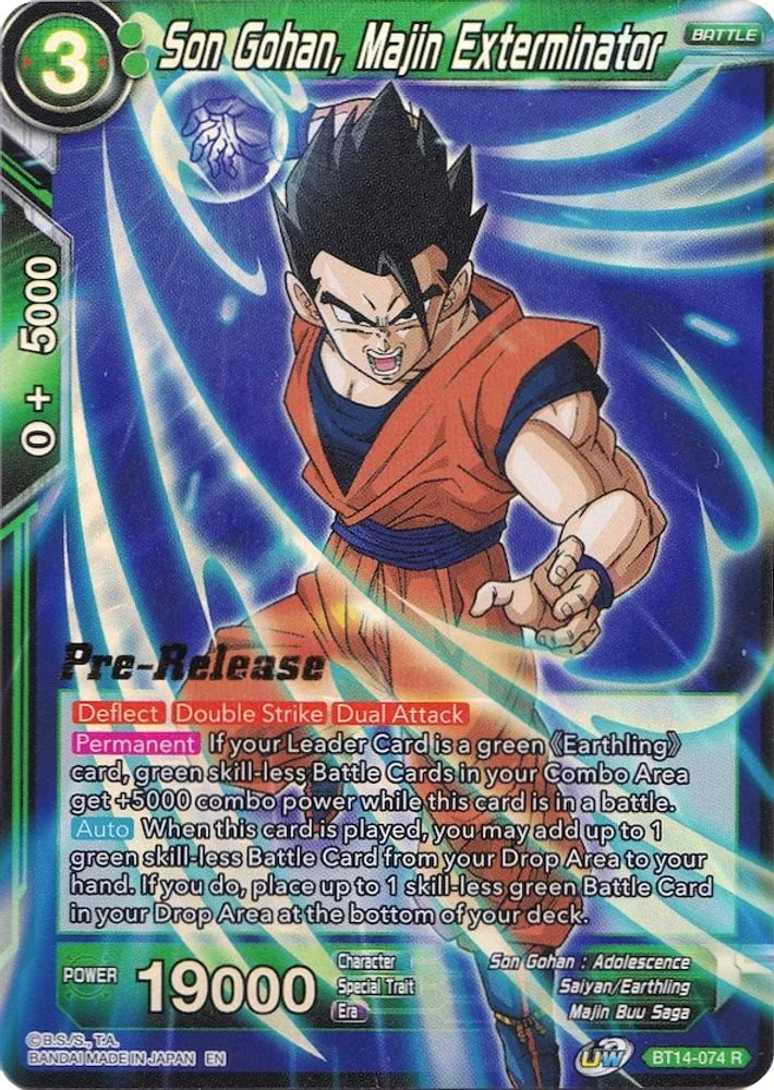 Son Gohan, Majin Exterminator (Pre-Release)
