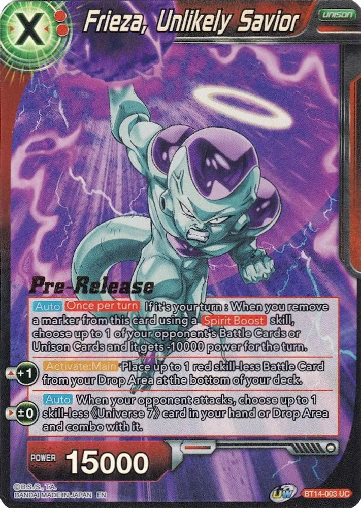 Frieza, Unlikely Savior (Pre-Release)