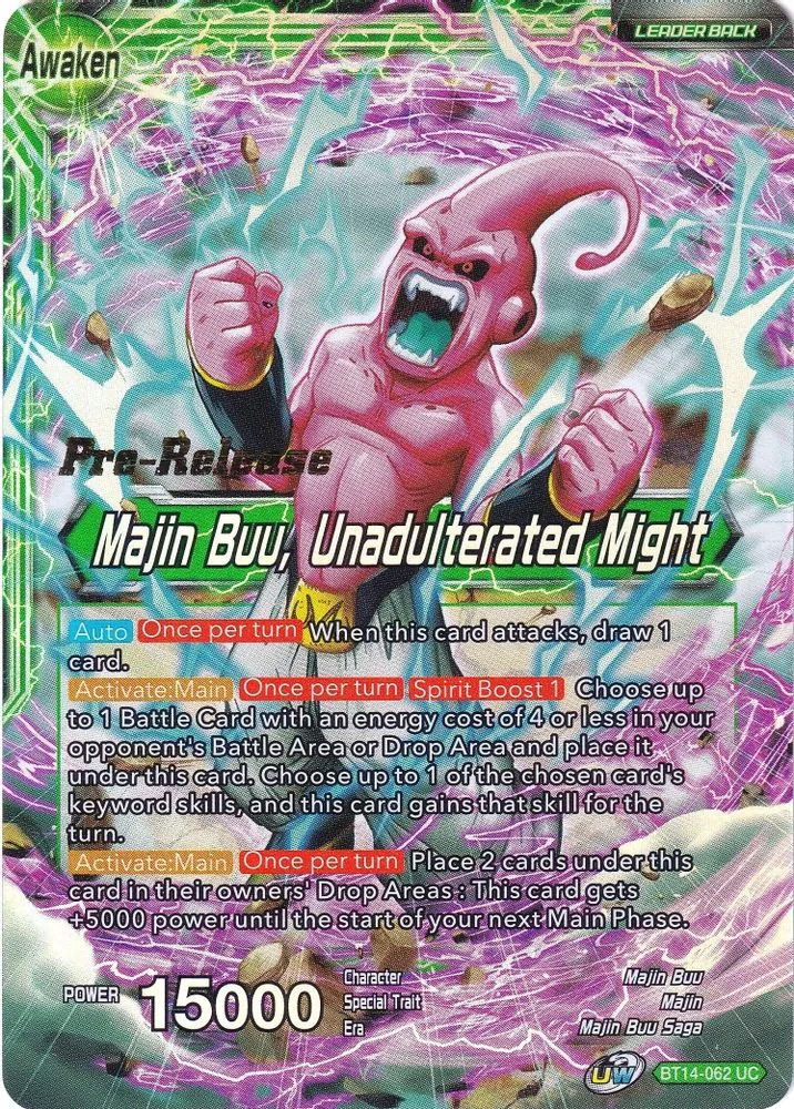 Majin Buu // Majin Buu, Unadulterated Might (Pre-Release)