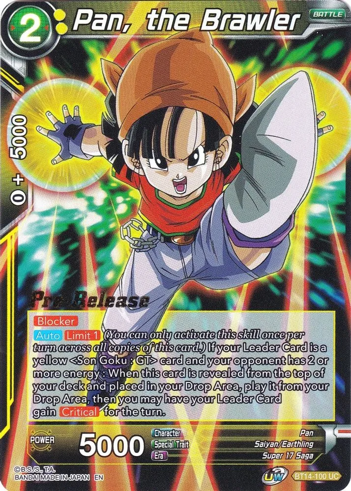 Pan, the Brawler (Pre-Release)