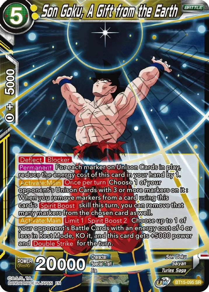 Son Goku, A Gift from the Earth