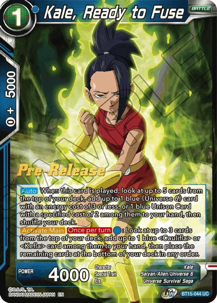 Kale, Ready to Fuse (Pre-Release)