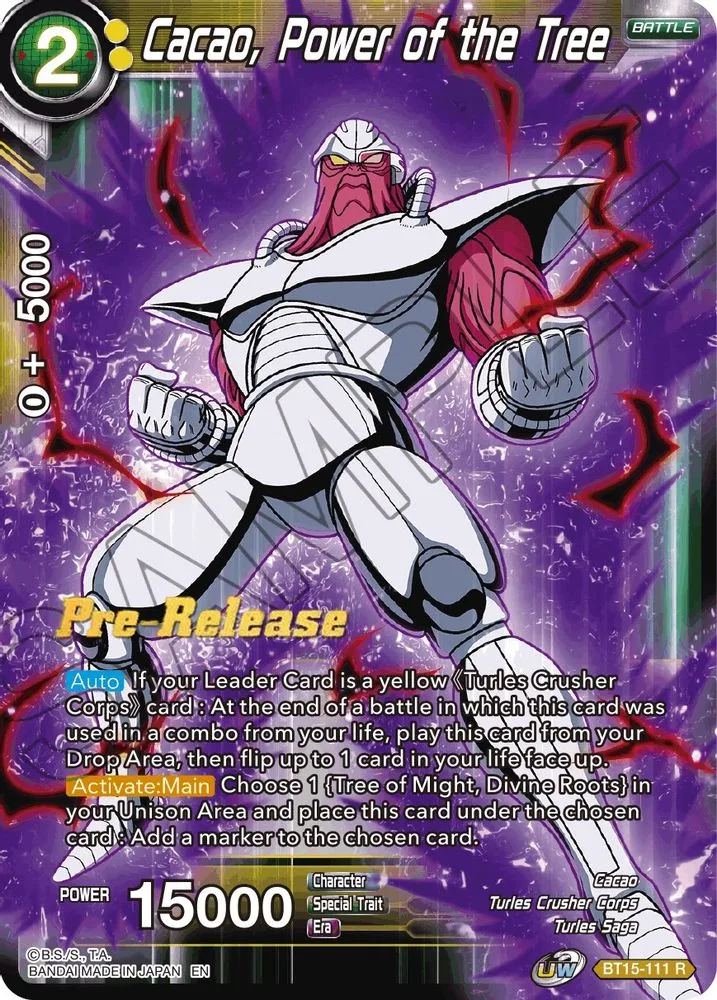 Cacao, Power of the Tree (Pre-Release)