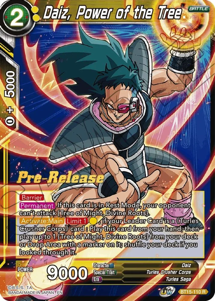 Daiz, Power of the Tree (Pre-Release)