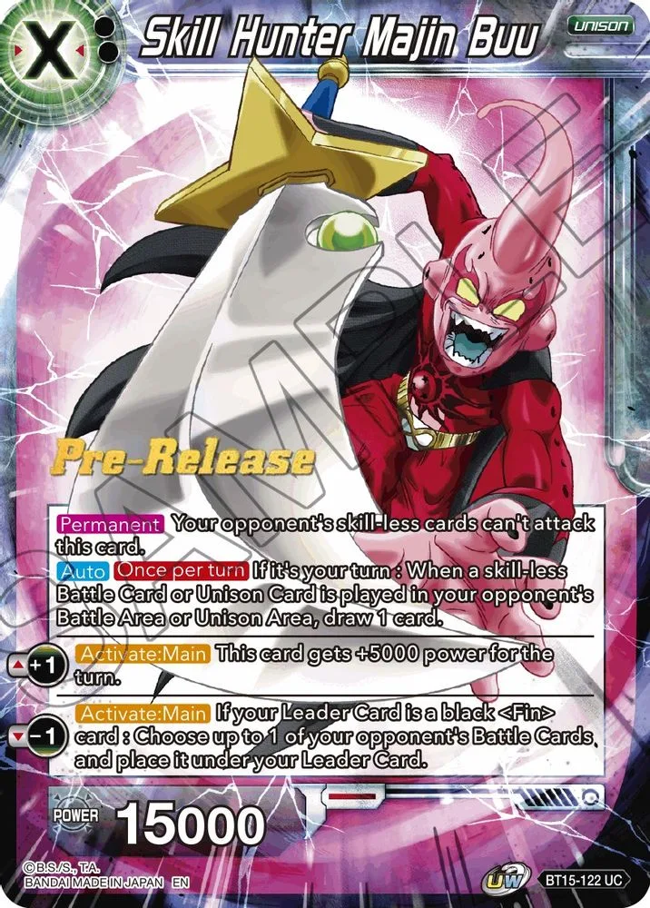 Skill Hunter Majin Buu (Pre-Release)