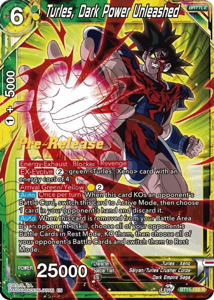 Turles, Dark Power Unleashed (Pre-Release)