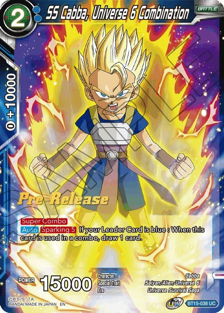 SS Cabba, Universe 6 Combination (Pre-Release)