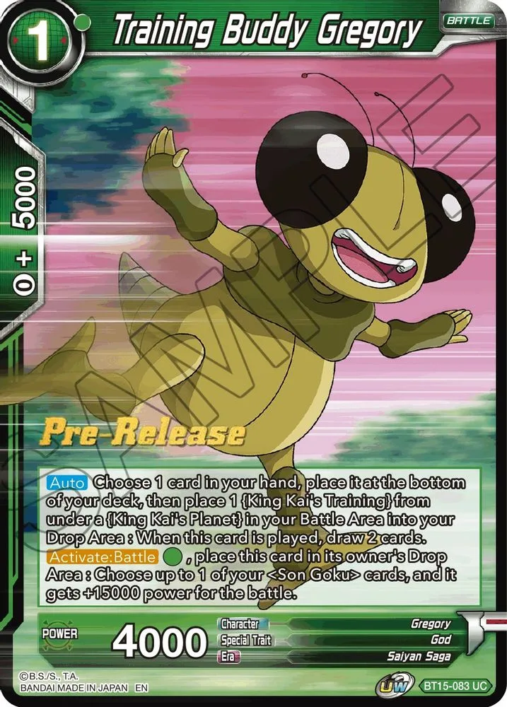 Training Buddy Gregory (Pre-Release)