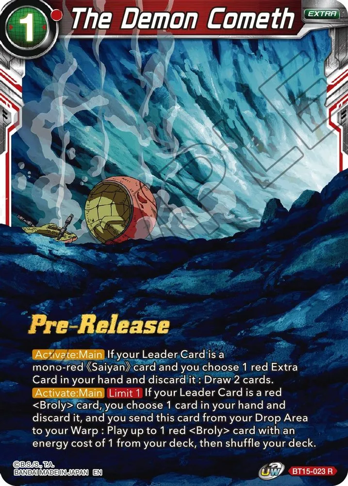 The Demon Cometh (Pre-Release)