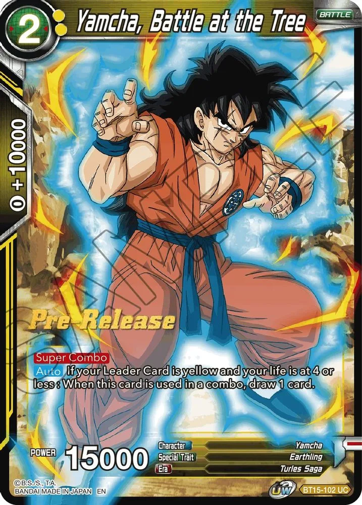 Yamcha, Battle at the Tree (Pre-Release)