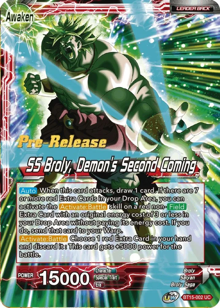Broly // SS Broly, Demon's Second Coming (Pre-Release)