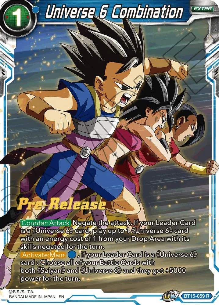 Universe 6 Combination (Pre-Release)