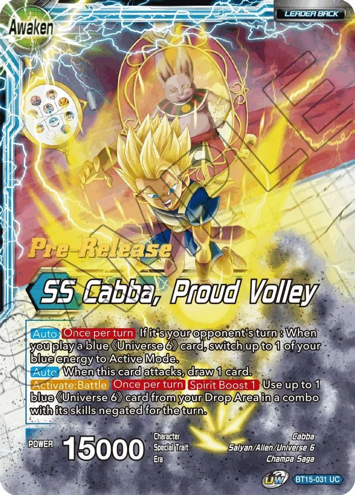 Cabba // SS Cabba, Proud Volley (Pre-Release)