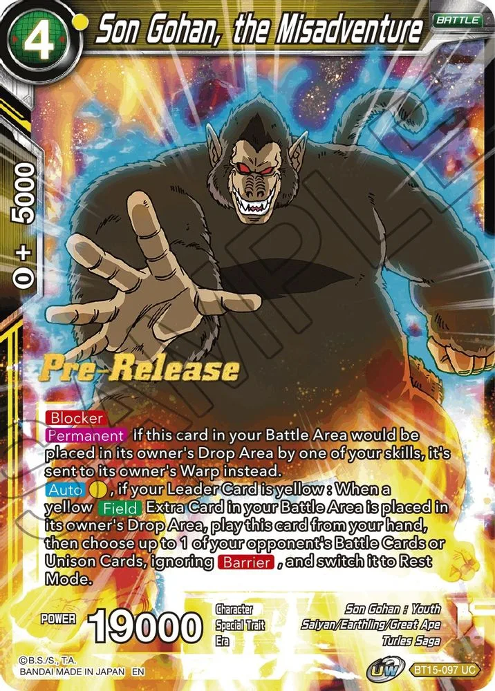 Son Gohan, the Misadventure (Pre-Release)