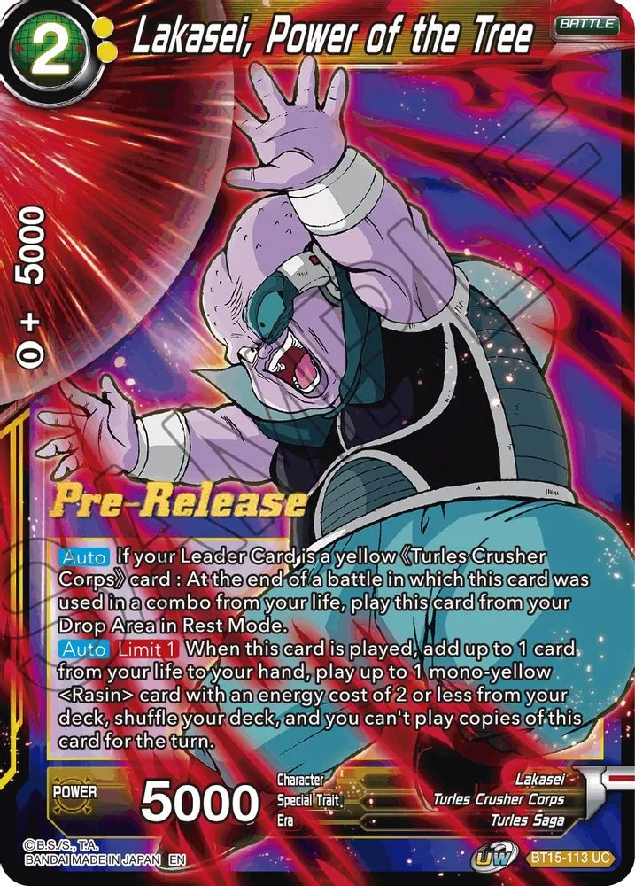 Lakasei, Power of the Tree (Pre-Release)