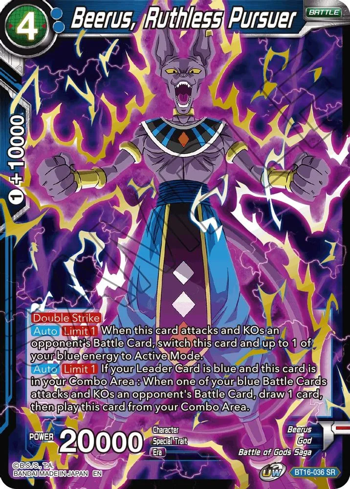 Beerus, Ruthless Pursuer